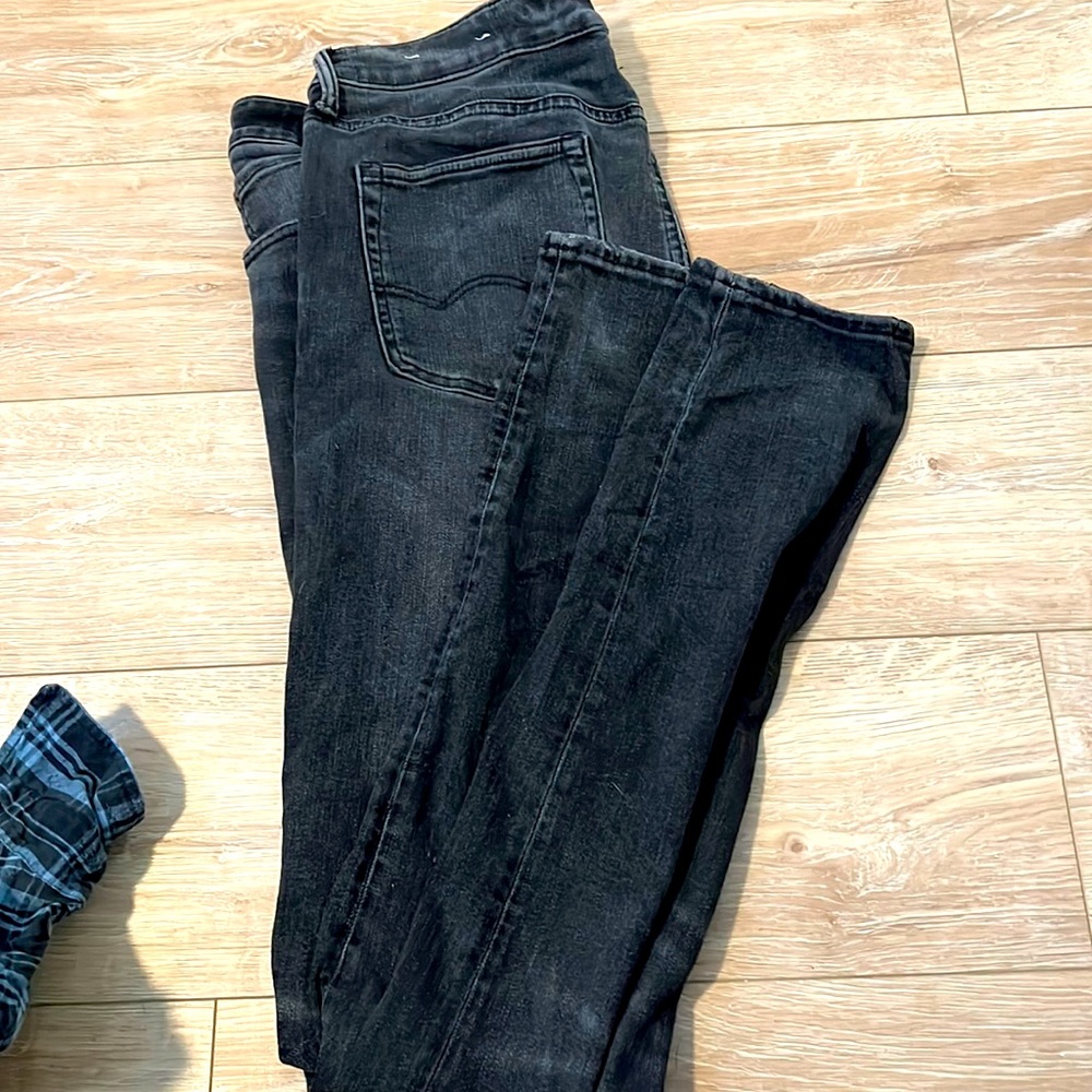 American eagle black skinny jeans